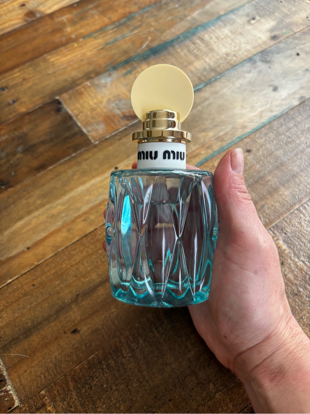 Miu Miu L’Eau Bleue Eau de Parfum 3.4 oz 100 mL NEW Never Used